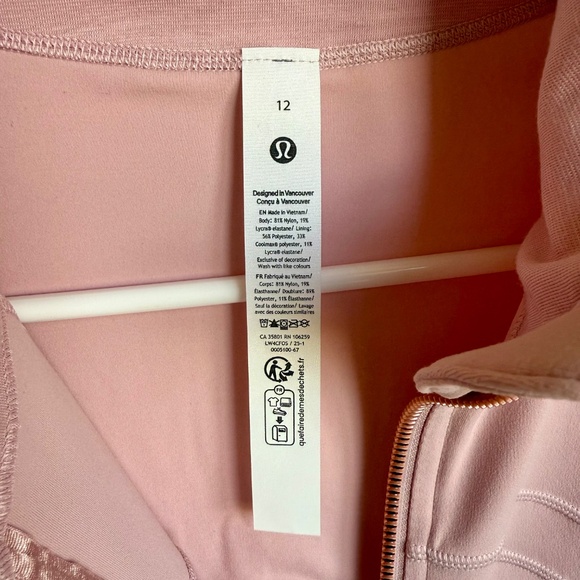 Lululemon Define Jacket Nulu-Pink Haze/Rose Gold-NWT - Picture 11 of 13